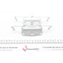 Планка супорта (переднього) прижимна (к-кт) BMW 7 (E65/E66/E67) 01-08 (Ate/Lucas)