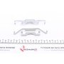 Планка супорта (заднього) прижимна (к-кт) MB E- class (W211) 02-09 (Ate)