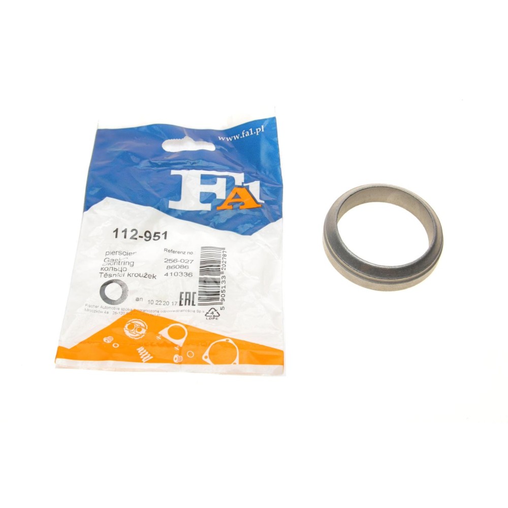 Прокладка труби вихлопної udi 100/80/90/A6 -97 (51x65x15) (кільце)