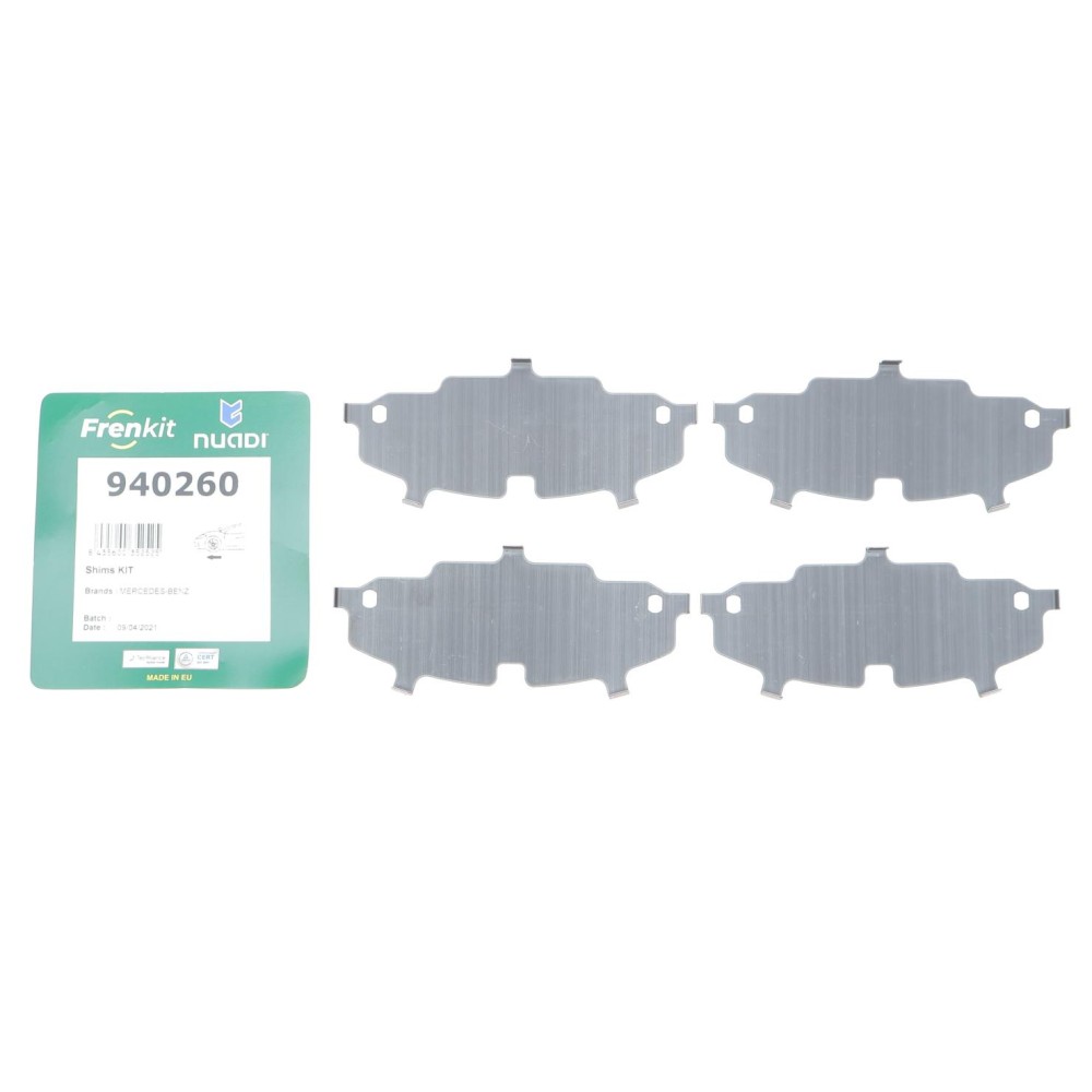 Комплект протискрипних пластин (передніх) MB C-class (W205) 14-18/E-class (W213) 16-