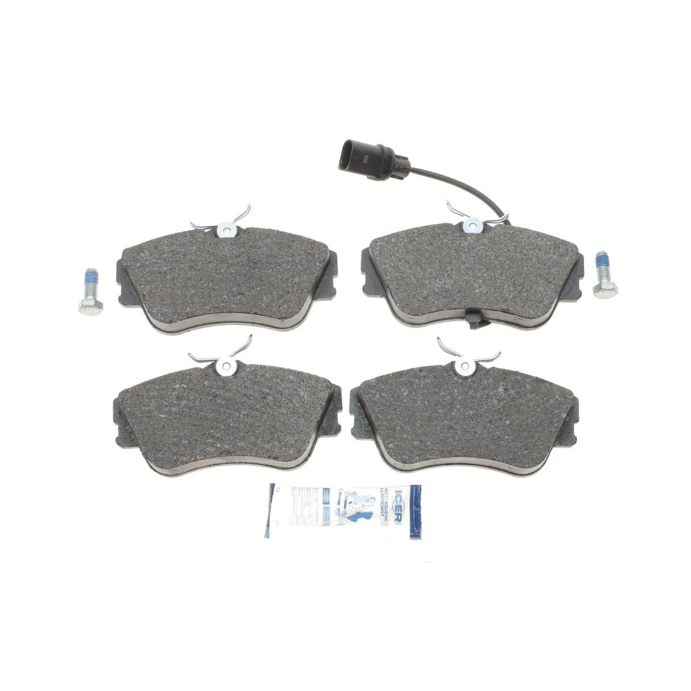 Колодки гальмівні (передні) VW T4 R15 90-03 (+датчик)