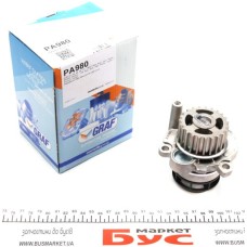 Помпа води Audi A3/A4/A6 2.0TFSI 04-13/Skoda Octavia 2.0RS 05-13/VW Golf 2.0R 07- (23z) (R/B) (8лоп)