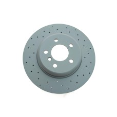 Диск гальмівний (задній) BMW 5 (F10/F11)/6 (F06/F13)/7 (F01-04) 09- (345x24) (з отворами) (вент.)