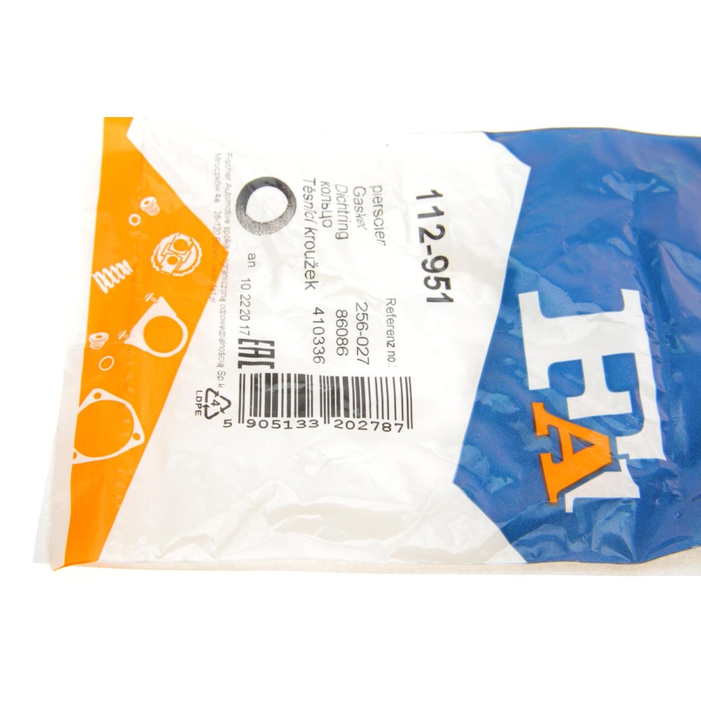 Прокладка труби вихлопної udi 100/80/90/A6 -97 (51x65x15) (кільце)