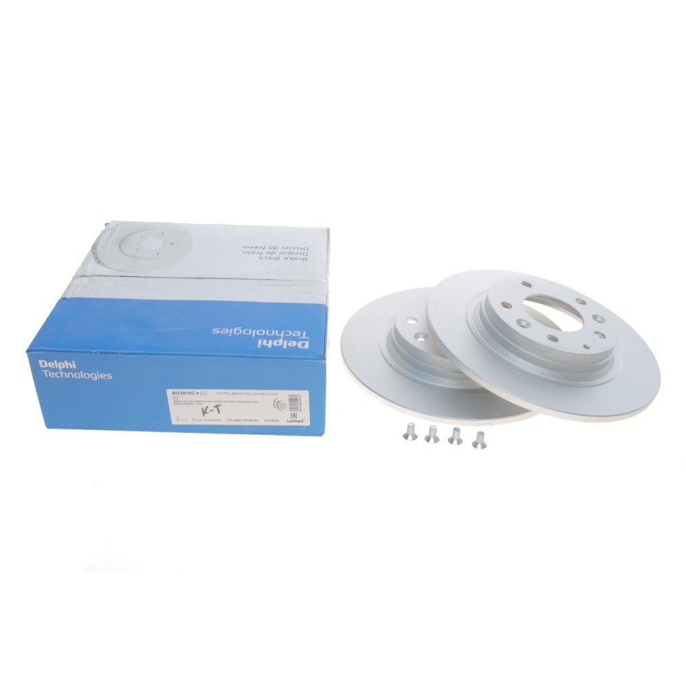 Диск гальмівний (задній) (к-кт 2 шт) Mazda 6 02-13/626 98-02/323 F/S 98-04 (280x10) (з покрит.) (вент.)