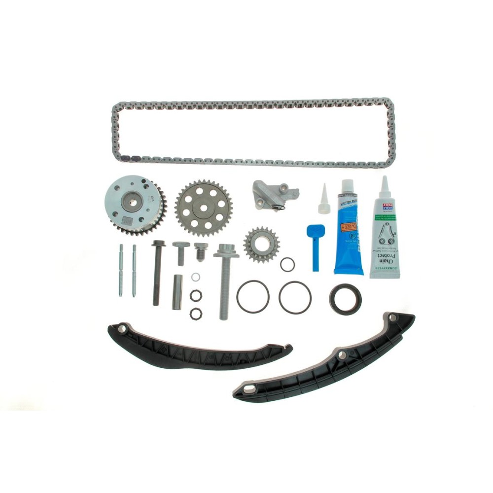 Комплект ланцюга ГРМ VW Golf V 1.4TSI, 10/03 - 02/09, 90/103/125kw, (z=130/18-23/36/36), BLG,BMY,CAXA