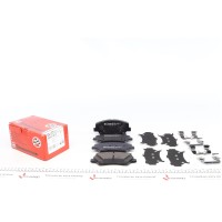 Колодки гальмівні (передні) Hyundai Elantra 10-/ i30 11-/ Kia Cee 12- R15 (Bosch) (з аксесуарами)