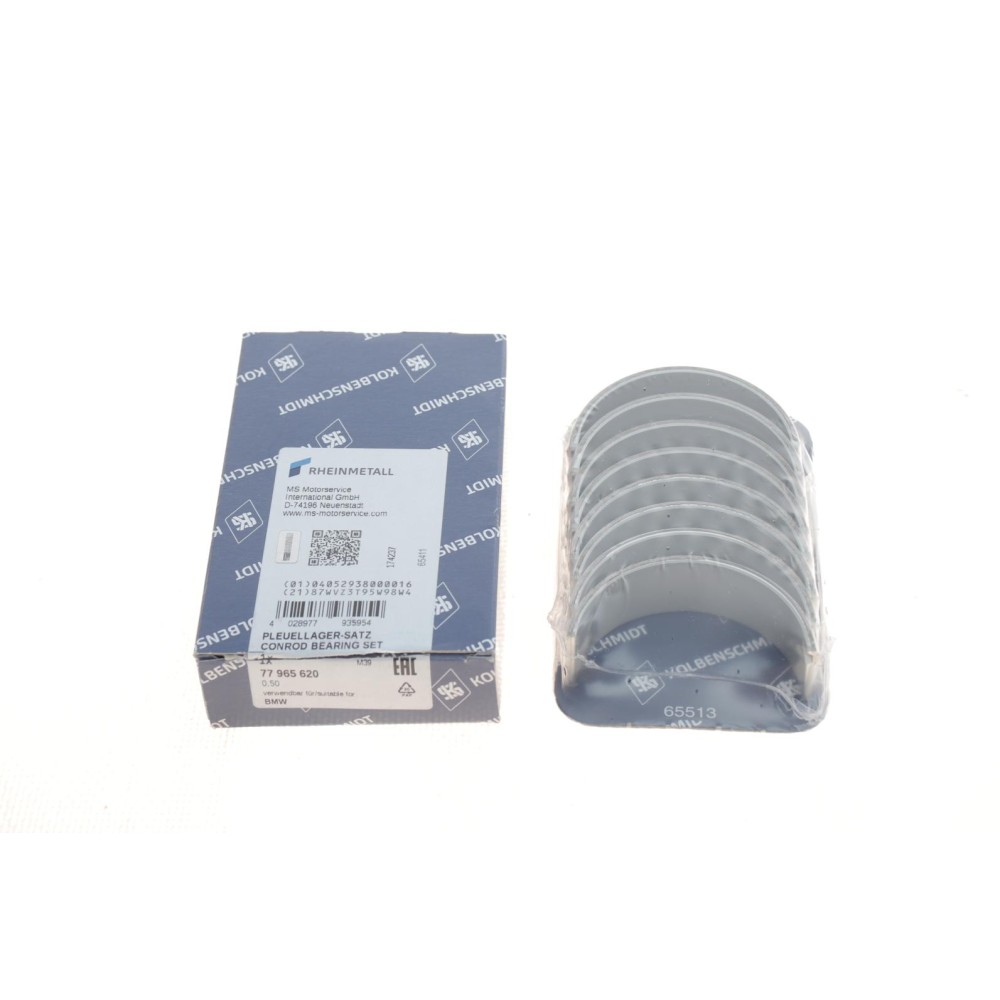 Вкладиші шатунні BMW 3 (F30/F80)/5 (F10)/X5 (F15/F85) 11-18 N20/N26 (+0.50)