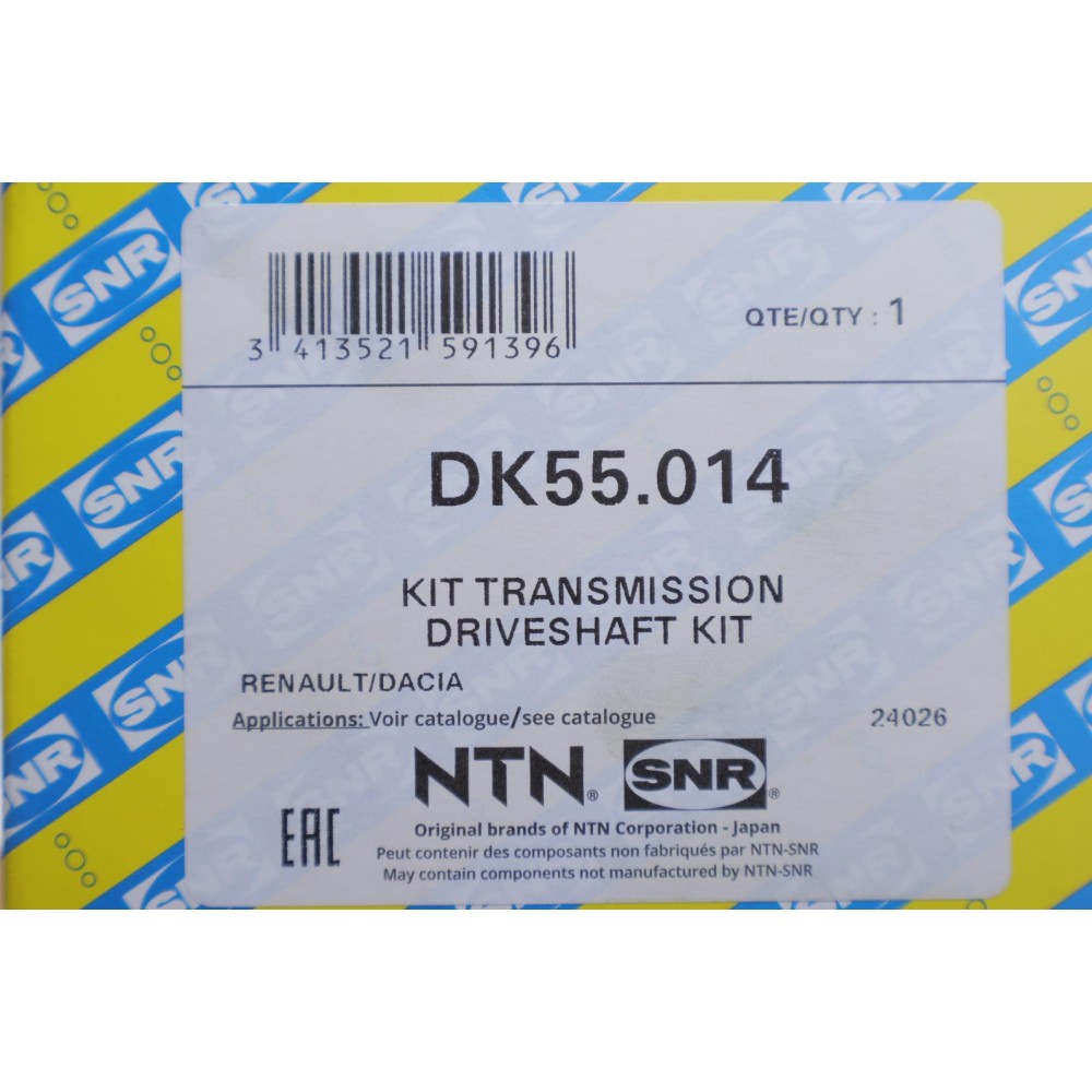 Піввісь (передня) Renault Duster 1.5dCi/2.0 4x4 11- (L) (25x27x673)