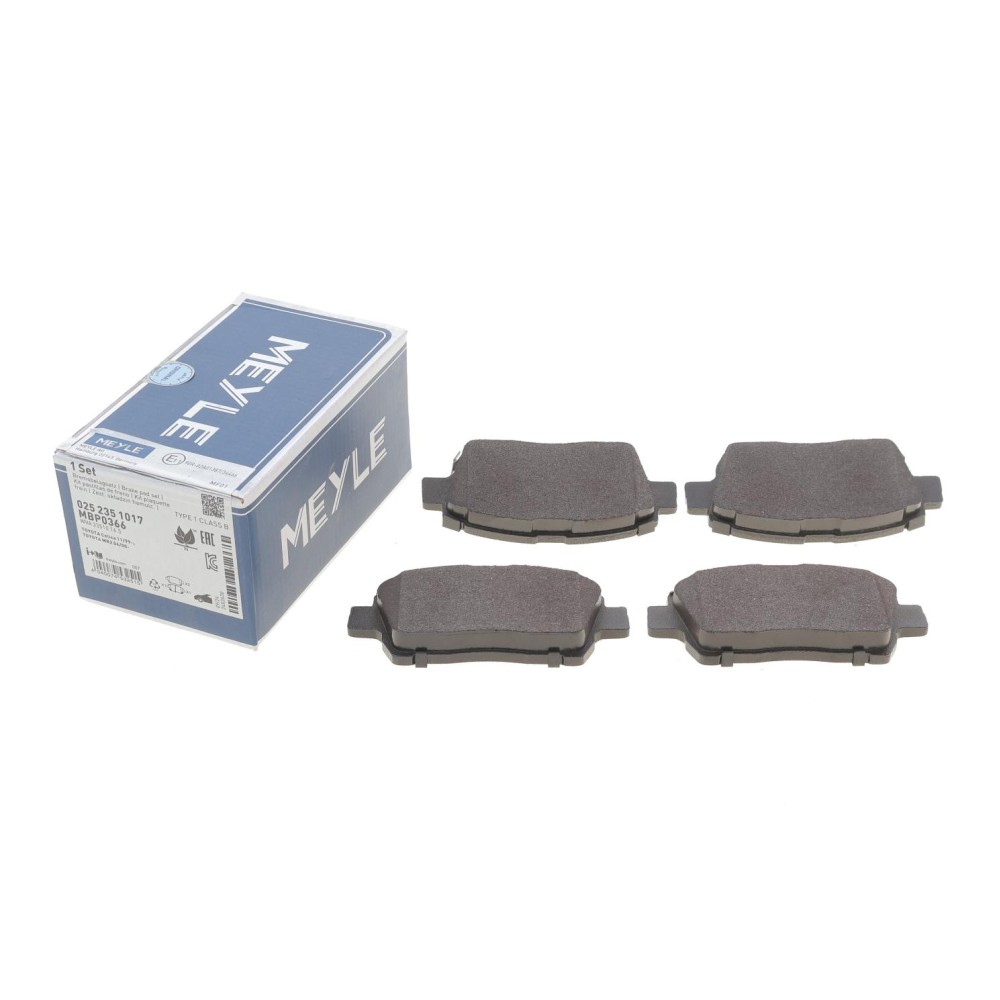 Колодки гальмівні (передні) Toyota Corolla 01-08/Prius 03-09/Yaris 99-05