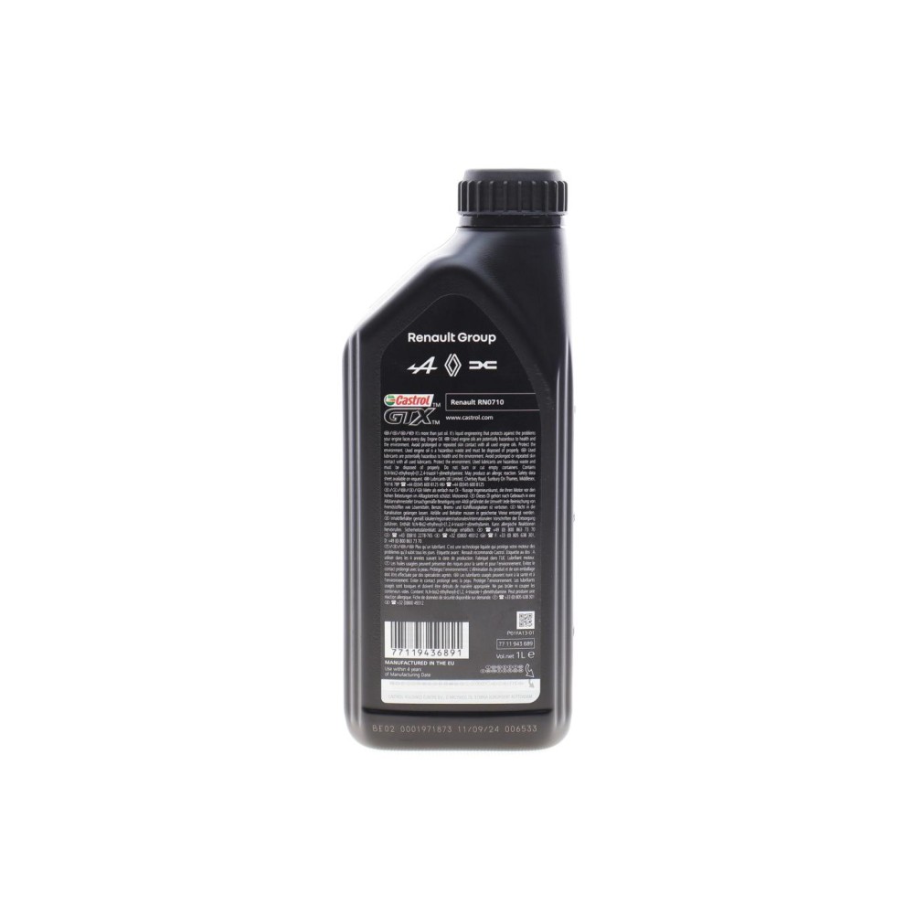 Олива 5W40 Motorenol GTX RN-SPEC (1L) (RN710)