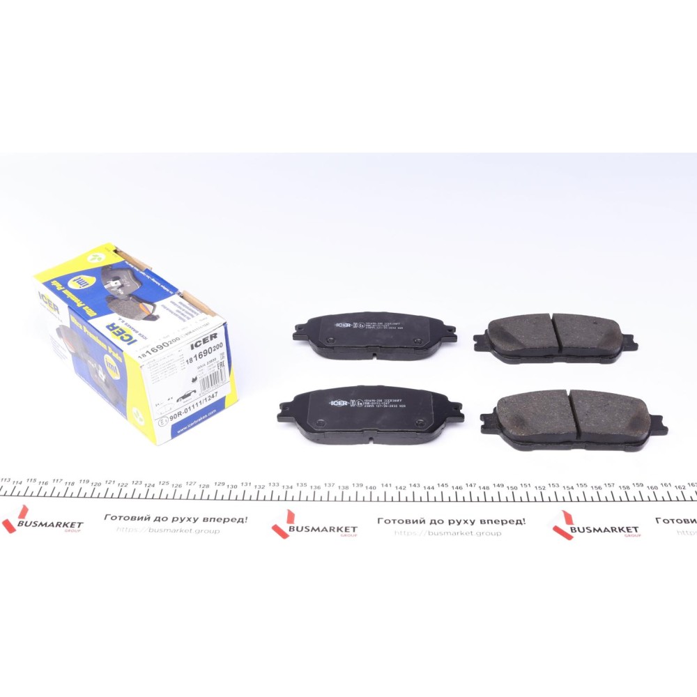 Колодки гальмівні (передні) Toyota Camry 01-06/Alphard 03-08/Lexus ES 96-06