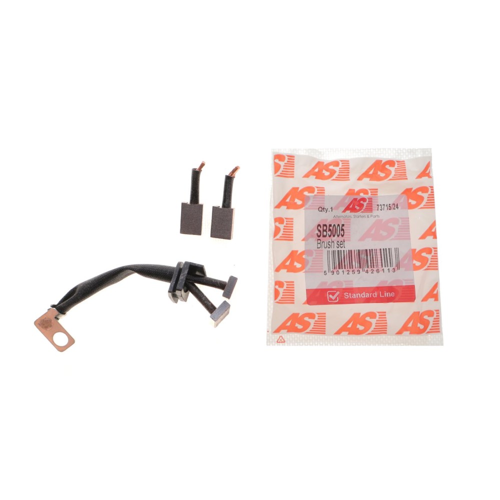 Щітки стартера Mitsubishi Galant VIII 2.0/2.4 96-04/Lancer VII 2.0 03-13 (12V) (4.5x12x17.5)