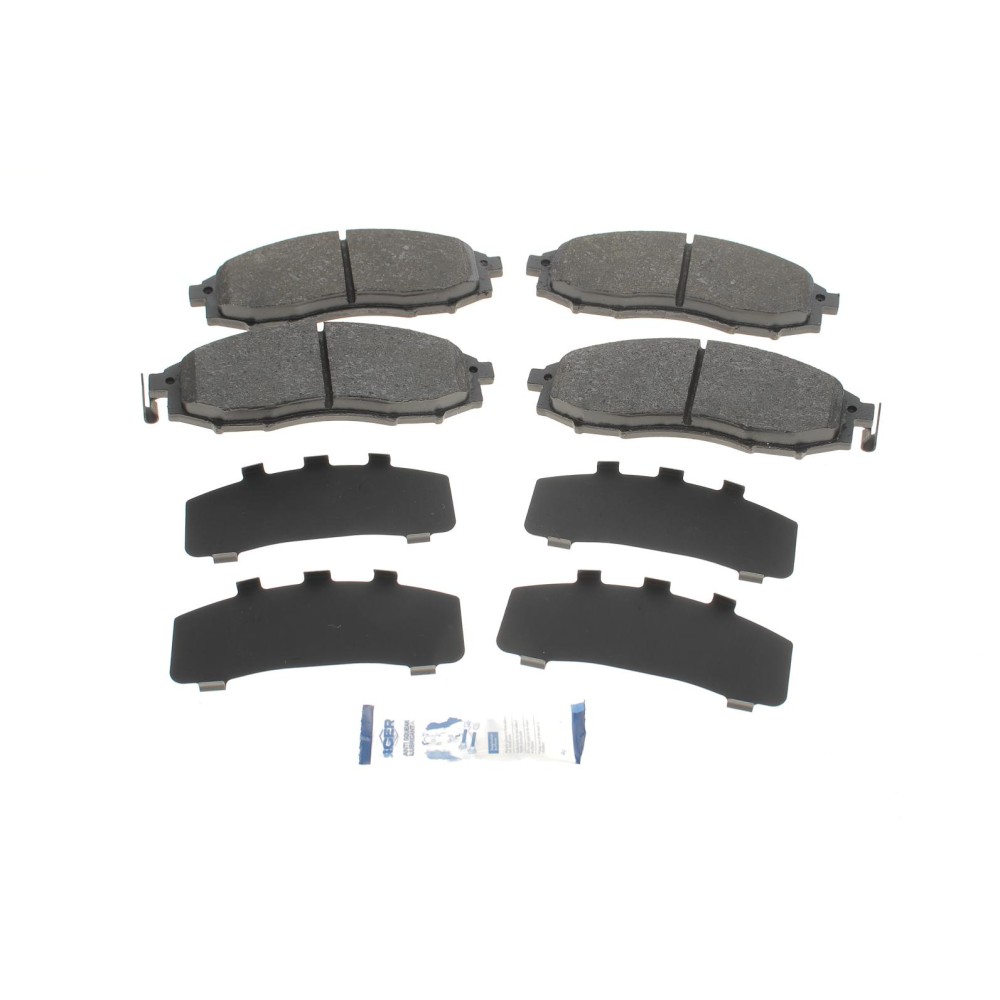 Колодки гальмівні (передні) Nissan Navara/Pick Up 2.4i/2.5 TD 98- (Akebono)