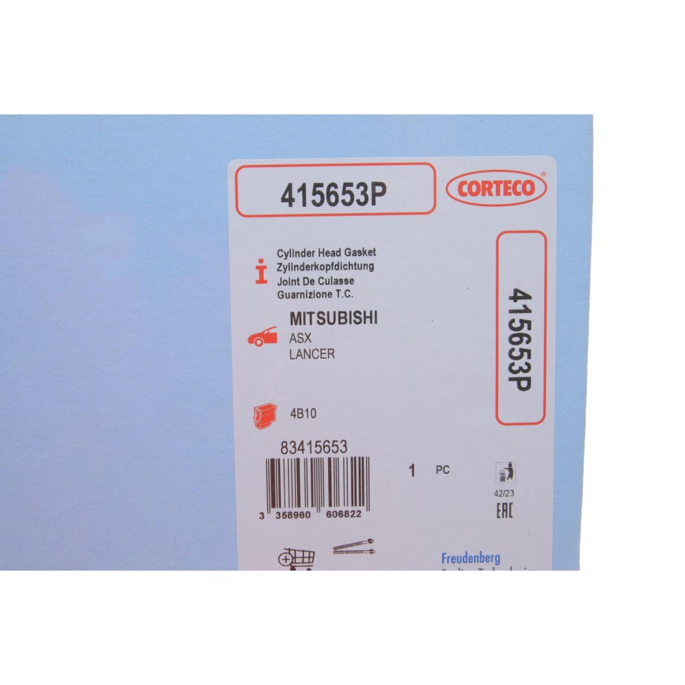 Прокладка ГБЦ Mitsubishi Lancer VIII/Outlander 1.8/2.0i 06- (0.50mm) (Ø87.00mm)