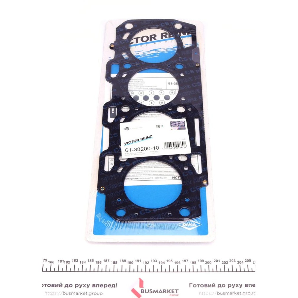 Прокладка ГБЦ Fiat Doblo 1.6D Multijet 10-, Ø80,50mm, 0,92mm, 1 метка