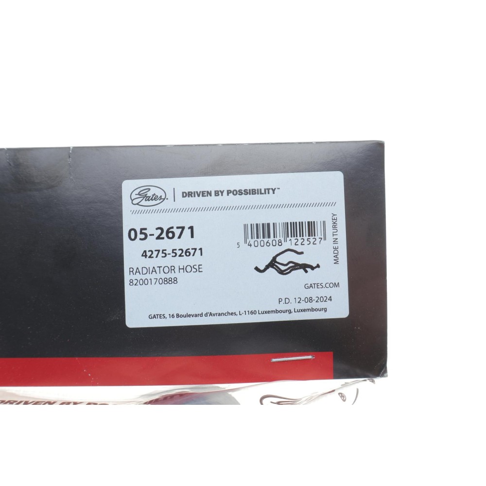 Патрубок радіатора Renault Megane II/Scenic II 1.9dCi (L) (к-кт)