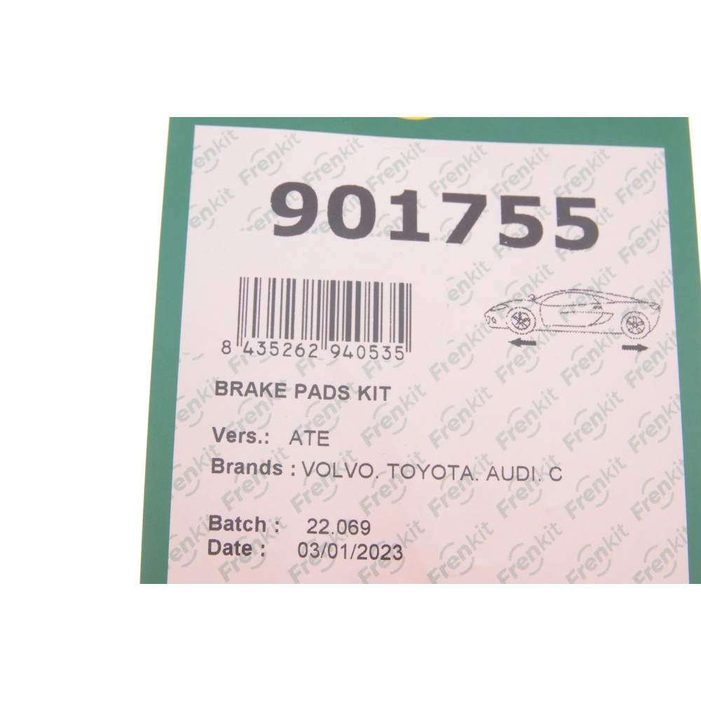 Планка супорта (заднього) прижимна (к-кт) MB C-class (W204)/Renault Laguna II/III 1.6-3.0dCi 01-
