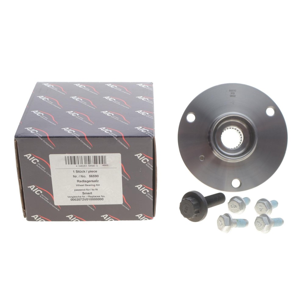 Підшипник маточини (задньої) Smart Cabrio/Fortwo 01-07 (к-кт)