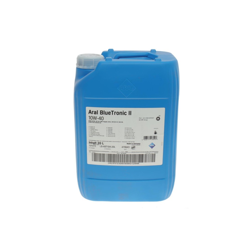Олива 10W40 Blue Tronic II (20L)  (VW501 00/505 00/MB 229.3)
