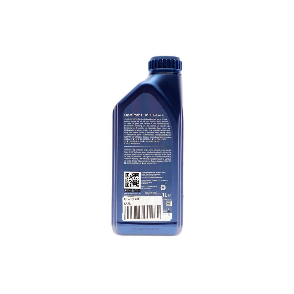 Олива 0W20 Super Tronic LL IV FE  (1L) (VW 508 00/509 00)