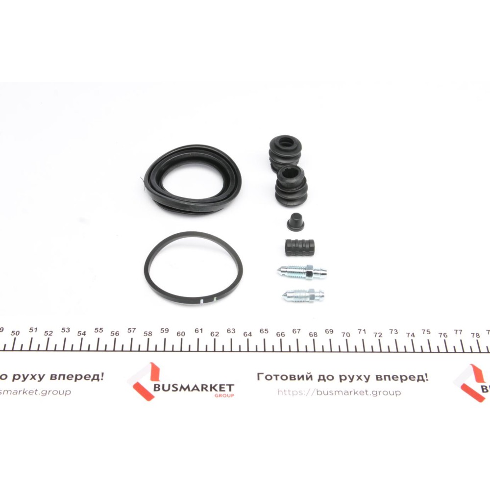 Ремкомплект супорта (переднього) Kia Rio 00- (d=54mm) (+поршень) (Kasko)