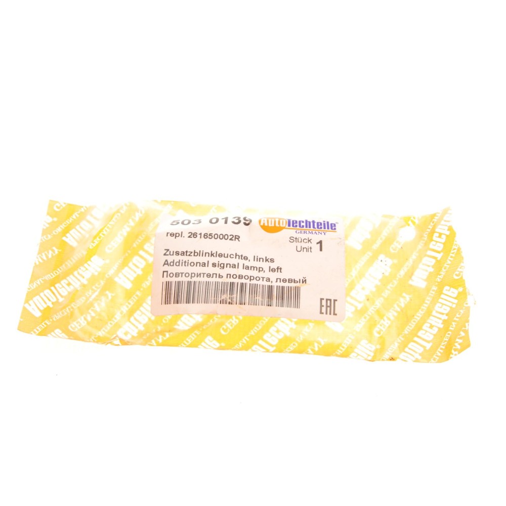 Повторювач повороту на дзеркало Renault Megane/Scenic 08- (L)