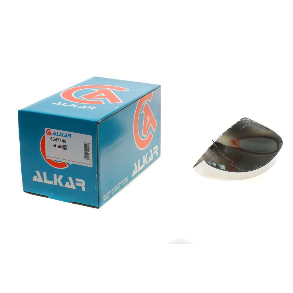Кришка дзеркала (L) VW Sharan 10-/Tiguan 07-/Skoda Yeti 09-/Seat Alhambra 10- (хром)