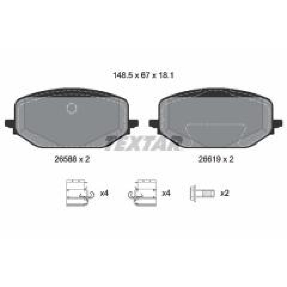 Колодки гальмівні (передні) Citroen Berlingo/C5/Peugeot Partner/308/508 18- Q+