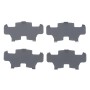 Комплект протискрипних пластин (передніх) Toyota Corolla 01-08/Prius 03-09/Yaris 99-05