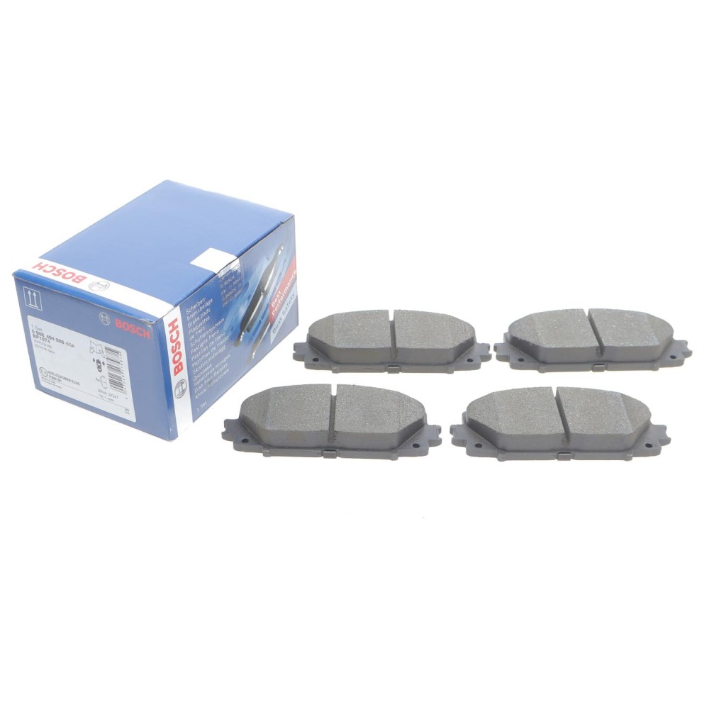 Колодки гальмівні (передні) Toyota Corolla 12-/Yaris 05-/Prius 11-/Mazda Familia 18-