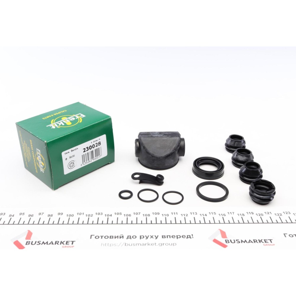 Ремкомплект супорта (заднього) Renault Clio/Megane 96- (d=30mm) (Bendix)