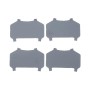 Комплект протискрипних пластин (передніх) VW Touareg 02-18/Land Rover Range Rover 02-13