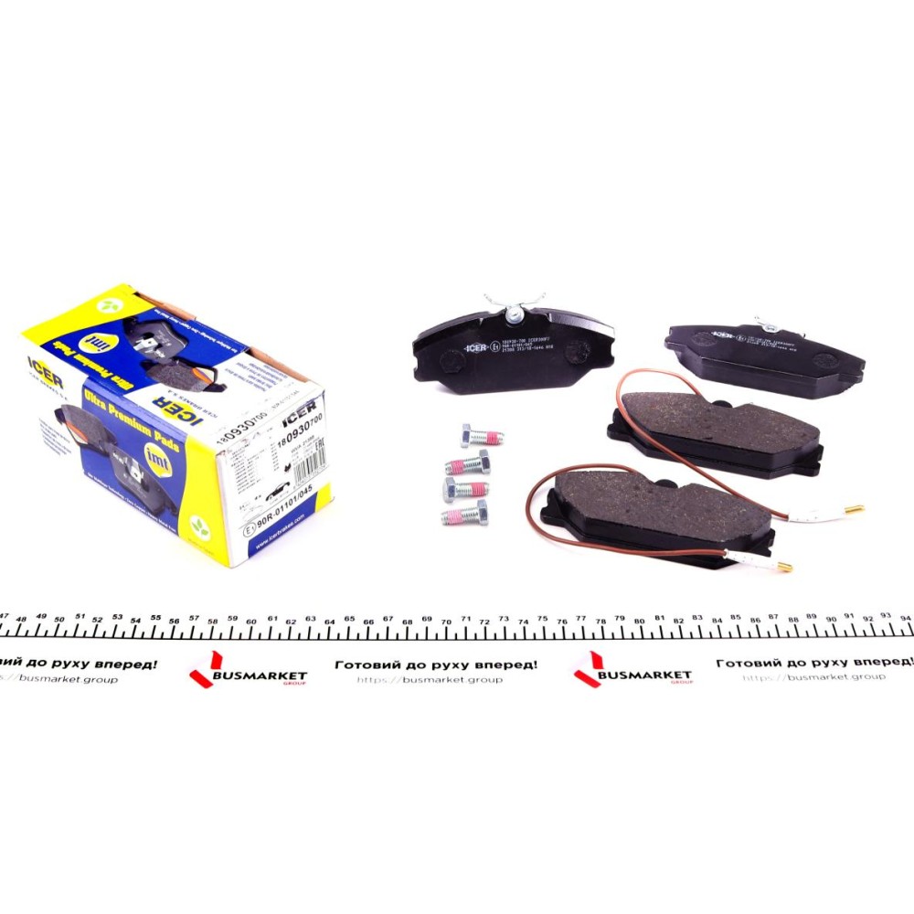 Колодки гальмівні (передні) Renault Laguna I 93-01/Megane I 96-03/Safrane 92-00