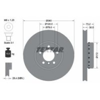 Диск гальмівний (передній) BMW 1 (F20/F21)/ 3 (F30/F31)/ 4 (F36) 11- (340x30) PRO+