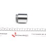 Ремкомплект супорта (переднього) Renault Trafic -01 (d=42mm) (+2 поршня) (Bendix)