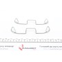 Планка супорта (переднього) прижимна (к-кт) VW T4 90-03 (Ate)