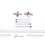 Планка супорта (заднього) прижимна (к-кт) VW Touareg 2.5TDI/3.0TDI 02-10 (Brembo)