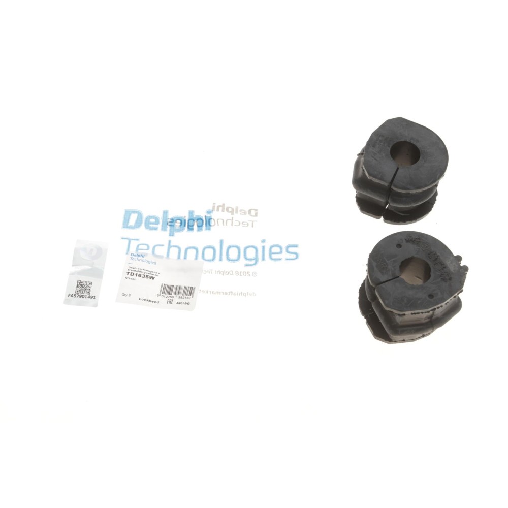 Втулка стабілізатора (заднього) Nissan Qashqai 07- (d=18mm) (к-кт)