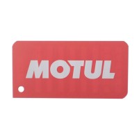 Бірка для заміни оливи MOTUL (червоно-чорна) (к-кт=25шт)