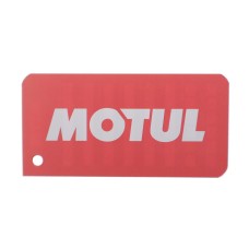 Бірка для заміни оливи MOTUL (червоно-чорна) (к-кт=25шт)