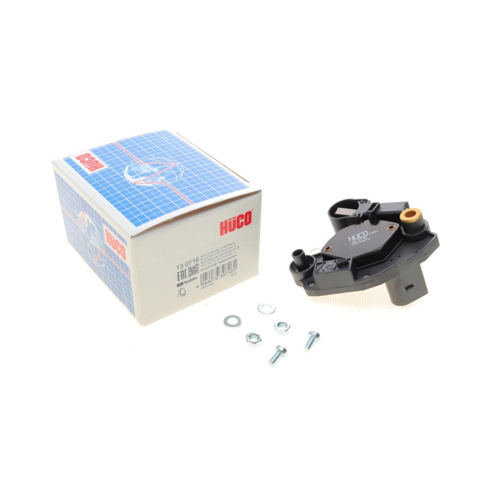 Реле генератора (14.5V) VW Golf 1.4-2.9 91-05/Caddy 1.9TDI 96-04 (HÜCO)