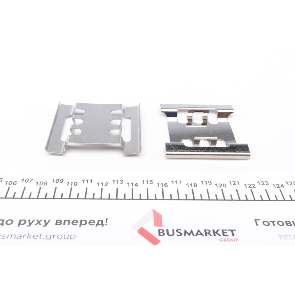 Планка супорта (переднього) прижимна (к-кт) Renault Master 01- (Bosch)