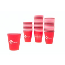 Стаканчик для кави паперовий (50 шт.) BM Parts, червоний