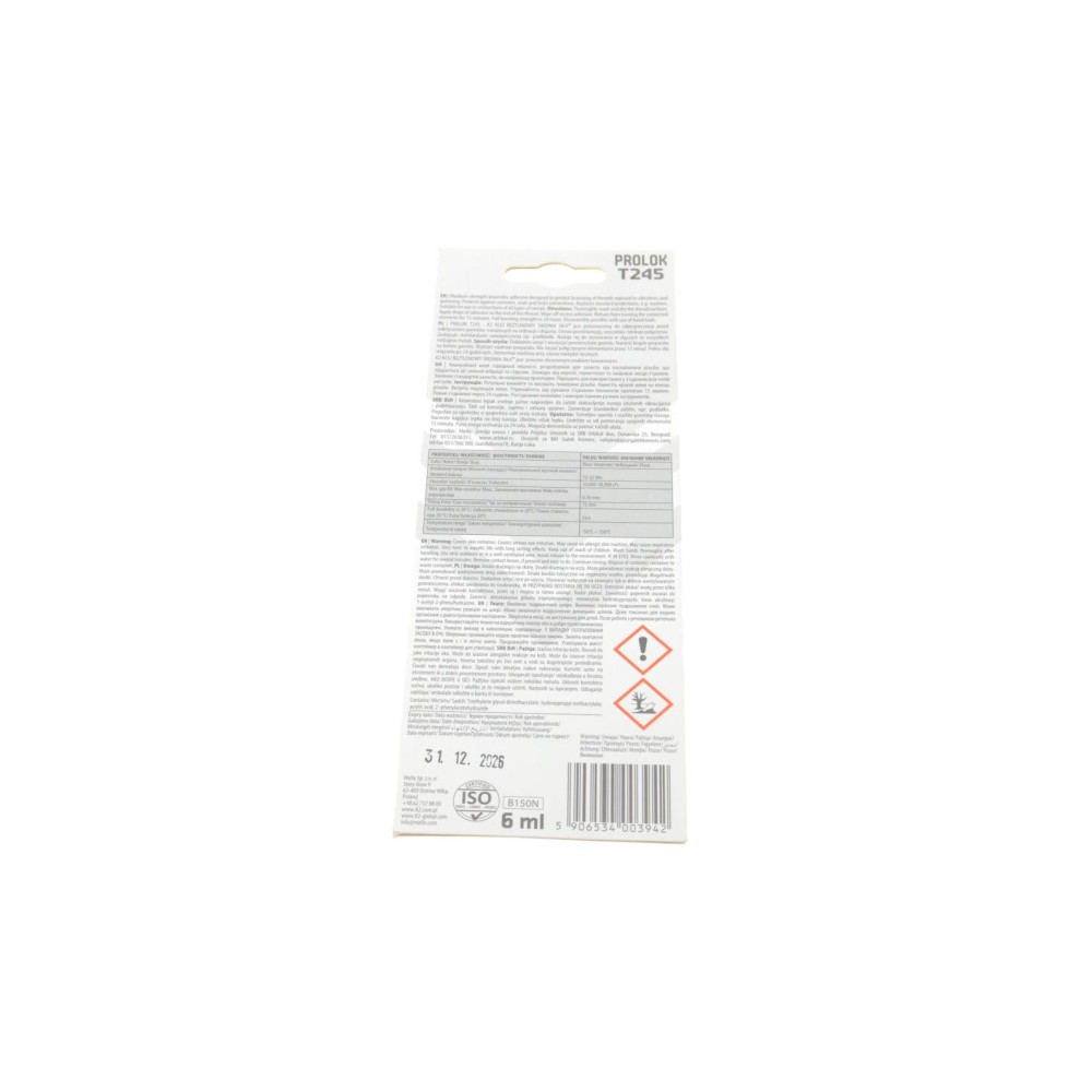 Фіксатор різьби (синій) 6g