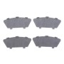 Комплект протискрипних пластин (задніх) Subaru Impreza 99-/Forester 02-12/Saab 9-2X 04-06 (Akebono)