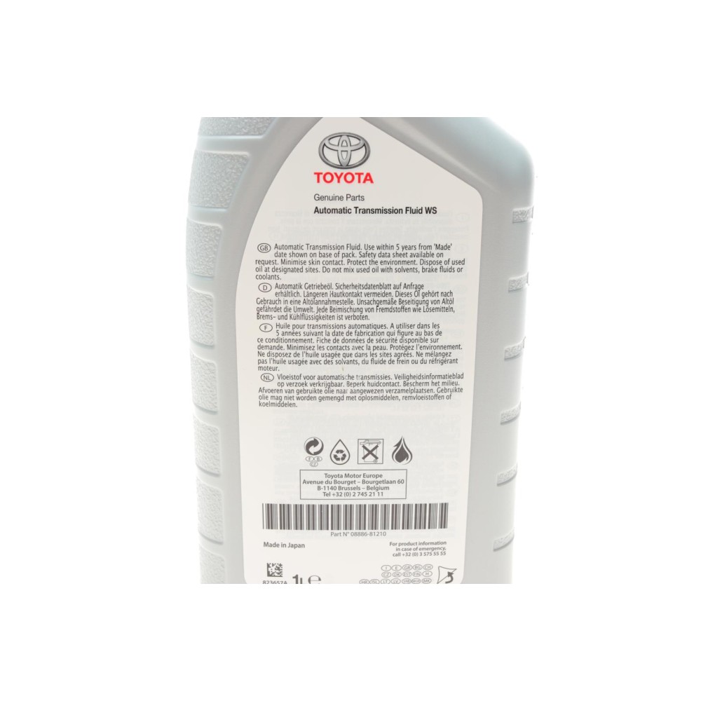 Олива АКПП ATF Typ WS (1L) (Toyota)