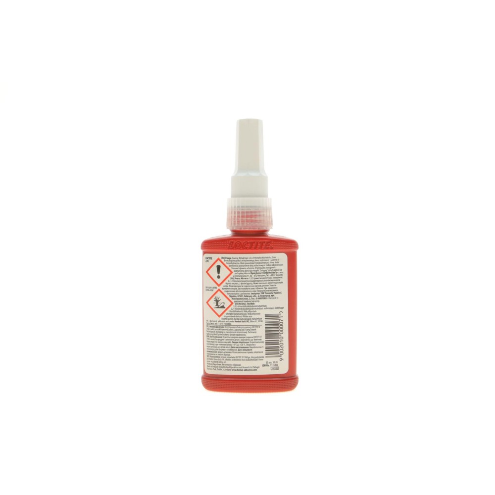 LOCTITE 270, 50ML Фіксатор різьби (зелений) (високої фіксації) макс. діаметр різьби М20