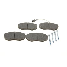 Колодки гальмівні (передні) Citroen Jumper/Fiat Ducato/Peugeot Boxer 02- (Brembo) (+ датчик)