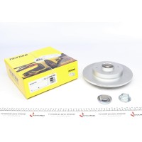 Диск гальмівний (задній) Citroen C3/C4 /Peugeot 207/307 05- (249х9) (d=30mm) (з підшипником) PRO